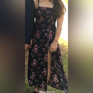 Forever 21 maxi/mid length slit dress